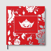 Miss Pageant America Crown Foil Roses Scrapbook (Recto)