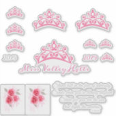 Miss Pageant USA Crown Custom Stickers (Voorkant)