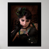 Miss Peacock - Afdrukken (Plain Border) Poster (Voorkant)