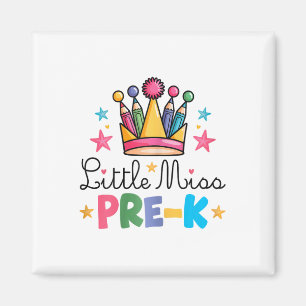 Miss Pre-k Potloden Kroon Schattig Ck Naar School Magneet