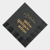 Miss Quince Años Noir et or (Droite)