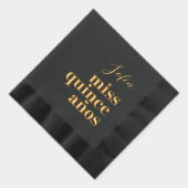 Miss Quince Años Noir et or (Droite)