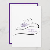 Miss Rodeo Crown Pageant Note Cards Notitiekaartje (Voorkant / Achterkant)