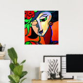 MISS ROOS PICASSO DOOR NORA POSTER (Thuiskantoor)