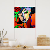 MISS ROOS PICASSO DOOR NORA POSTER (Keuken)