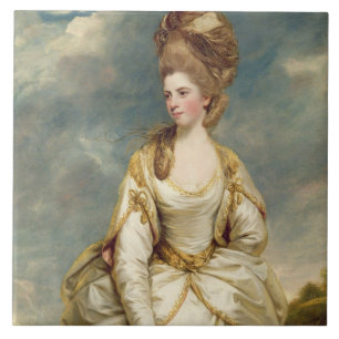 Miss Sarah Campbell, 1777-78 (olie op canvas) Tegeltje