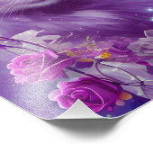 Miss schattige kat foto afdruk (Hoek)