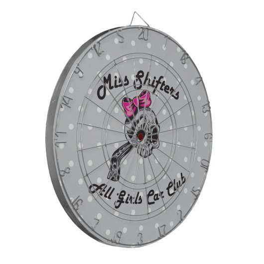 Miss Shifters Dart Board Dartbord (Voorkant Links)