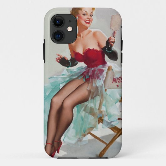Miss Sylvania Pin-Up Girl Case-Mate iPhone Case (Achterkant)