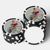 Miss Sylvania Pin-Up Girl Poker Chips (Opstapeling)