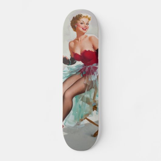Miss Sylvania Pin-Up Girl Skateboard (Voorkant)