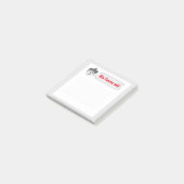 Miss Tammy zei White Post-It Notes (Schuin)