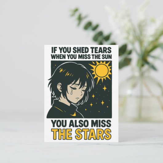 Miss the stars briefkaart (Staand voorkant)