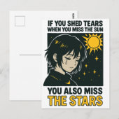 Miss the stars briefkaart (Voorkant / Achterkant)