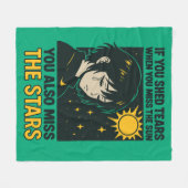 Miss the stars fleece deken (Voorkant (Horizontaal))