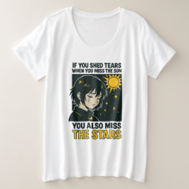Miss the stars grote maat t-shirt
