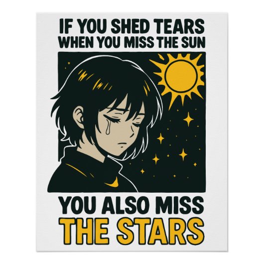 Miss the stars perfect poster (Voorkant)
