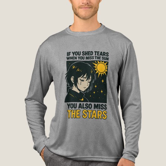 Miss the stars Tri-Blend shirt (Voorkant volledig)