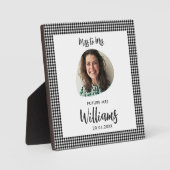 Miss to Mrs. Bride Future Mrs. Boho Vrijgezellenfe Fotoplaat (Voorkant)