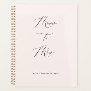 Miss to Mrs Wedding Planner Bridal Book
