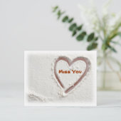 Miss U Briefkaart (Staand voorkant)