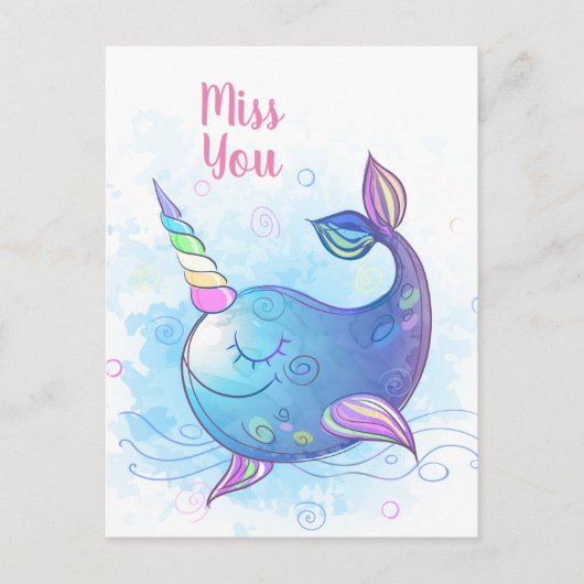 Miss U Briefkaart (Voorkant)