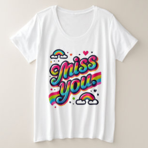 Miss U Grote Maat T-shirt