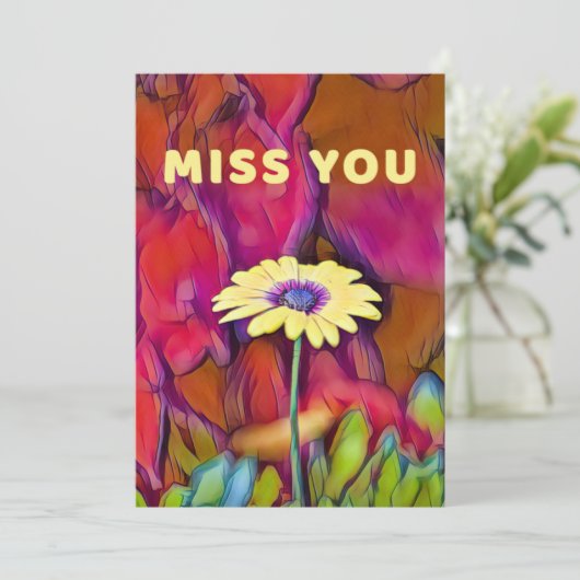 Miss U Kaart (Staand voorkant)