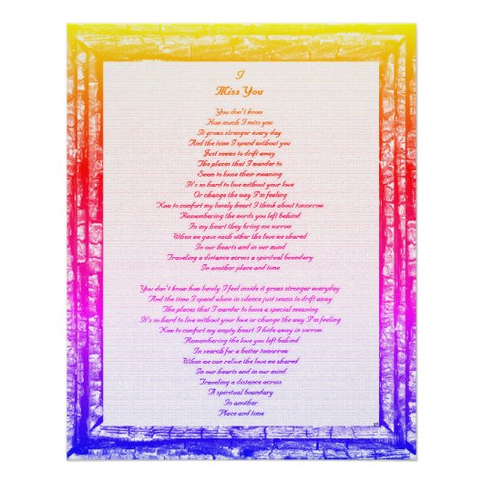 Miss U Perfect Poster (Voorkant)