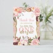 Miss UN Carte de remerciements d'anniversaire, Boh (Debout devant)