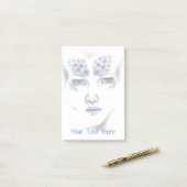 Miss Universe Alien Lady Original Sticky Notes (Op bureau)