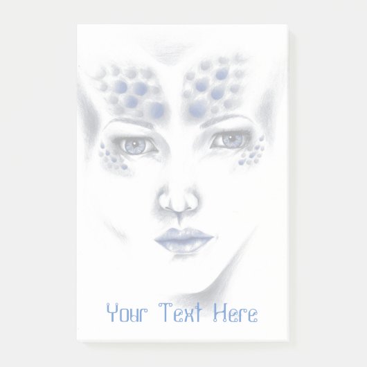 Miss Universe Alien Lady Original Sticky Notes (Voorkant)