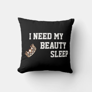 Miss USA America style Crown Need My Sleep Coussin