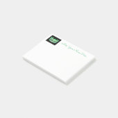 Miss USA Green Crown Post-it Notes (Incliné)