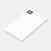 Miss USA Green Crown Post-it Notes (Incliné)