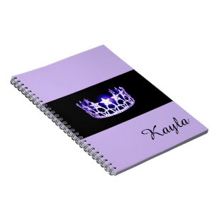 Miss USA Lavender Crown Notitieboek - Aangepaste n