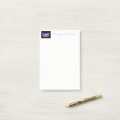 Miss USA Paarse Kroon Post-it-Notes Post-it® Notes (Op bureau)