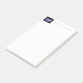 Miss USA Paarse Kroon Post-it-Notes Post-it® Notes (Schuin)