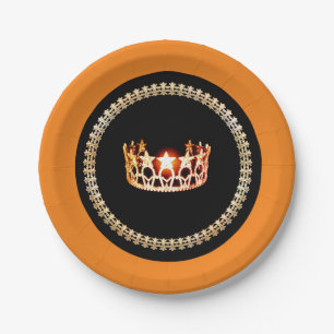 Miss USA Red 7-inch Borden papier Papieren Bordje