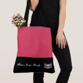 Miss USA Silver Crown Canvas tas-Large Geranium Tote Bag (Dichtbij)