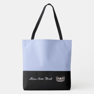 Miss USA Silver Crown Canvas tas-LRGE Frost Tote Bag