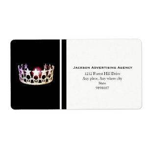 Miss USA Silver Crown Étiquettes de adresse