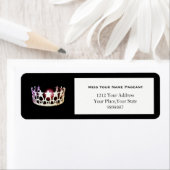 Miss USA Silver Crown Retours Adresse Étiquettes (En situation)