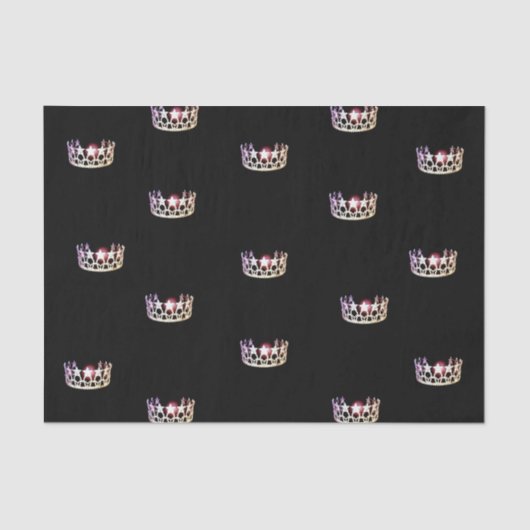 Miss USA Silver Crown Tissue Paper Tissuepapier (Voorkant)
