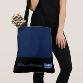 Miss USA State Royal Blue Crown Sac fourre-tout- N (De près)