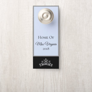 Miss USA-stijl Pageant SLVR BLU Kroondeur Hanger