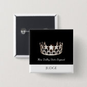 Miss USA Style Judges Custom Button Pin (Voorkant /achterkant)
