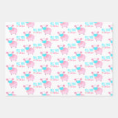 Miss Uw Kute Face Pig Wrapping Sheets Inpakpapier Vel (Voorkant 3)