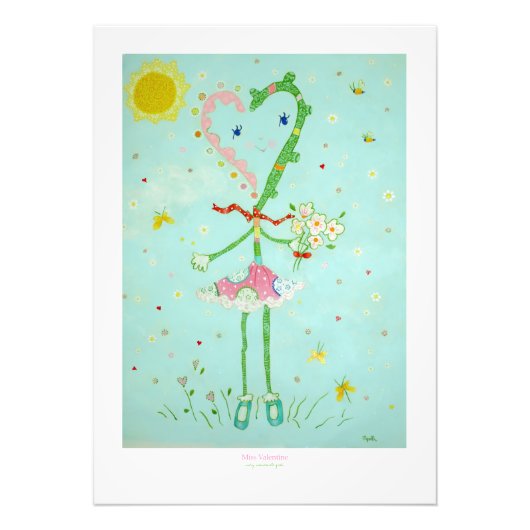 Miss Valentijn Foto Afdruk (Voorkant)