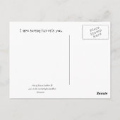 Miss You Briefkaart (Achterkant)